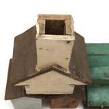 Set of Four Scrappy Scratch Made Houses