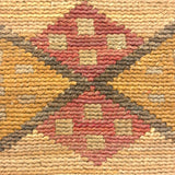 Plateau Native Corn Husk Bag with Dyed Husk and Wool Decoration, c. Early 1900s