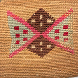 Plateau Native Corn Husk Bag with Dyed Husk and Wool Decoration, c. Early 1900s