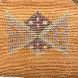Plateau Native Corn Husk Bag with Dyed Husk and Wool Decoration, c. Early 1900s
