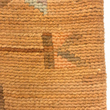 Plateau Native Corn Husk Bag with Dyed Husk and Wool Decoration, c. Early 1900s