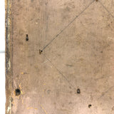 White Squares on Pine Diamond, Beautifully Worn Make Ring Toss Board (with Sealing Rings for Tossing))