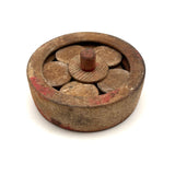 New Favorite Thing, Old Handmade Turning Disks Mechanical Toy from Vermont Estate