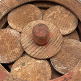 New Favorite Thing, Old Handmade Turning Disks Mechanical Toy from Vermont Estate