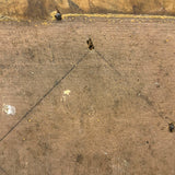 White Squares on Pine Diamond, Beautifully Worn Make Ring Toss Board (with Sealing Rings for Tossing))