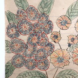 One More JH Adair Ink and Crayon Bouquet in Decorated Pot, 1905, Spring Grove, Pennsylvania