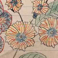 One More JH Adair Ink and Crayon Bouquet in Decorated Pot, 1905, Spring Grove, Pennsylvania