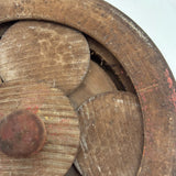 New Favorite Thing, Old Handmade Turning Disks Mechanical Toy from Vermont Estate