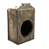 Gorgeously Crusty Antique Primitive Clock Box/Watch Hutch with Slide Side