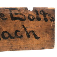 Civil War Era "Shackle Bolts" Crate