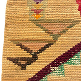 Plateau Native Corn Husk Bag with Dyed Husk and Wool Decoration, c. Early 1900s