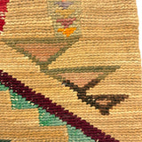 Plateau Native Corn Husk Bag with Dyed Husk and Wool Decoration, c. Early 1900s