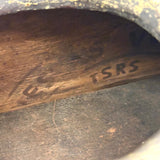 Gorgeously Crusty Antique Primitive Clock Box/Watch Hutch with Slide Side