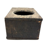 Gorgeously Crusty Antique Primitive Clock Box/Watch Hutch with Slide Side