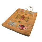 Plateau Native Corn Husk Bag with Dyed Husk and Wool Decoration, c. Early 1900s