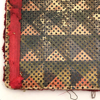 Sweet Old Handmade Needle Book with Printed Punch Paper Geometry