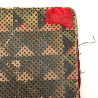 Sweet Old Handmade Needle Book with Printed Punch Paper Geometry