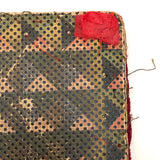 Sweet Old Handmade Needle Book with Printed Punch Paper Geometry