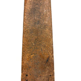 Poetic (and Anthropomorphic) 19th Century Wooden Bootjack with Hanging Hole Worn Through