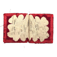 Sweet Old Handmade Needle Book with Printed Punch Paper Geometry