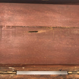 Old Handmade Divided Interior SCREWS Box with Mysterious Slit