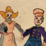 What Do You Call Your Rabbit? 1903 Watercolor Postcard from Vera to Carlton Sparks