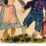 What Do You Call Your Rabbit? 1903 Watercolor Postcard from Vera to Carlton Sparks