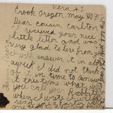 What Do You Call Your Rabbit? 1903 Watercolor Postcard from Vera to Carlton Sparks