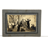 Shadows on Top of Shadows, Marvelous Antique Mounted Albumen Photo