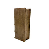 Beautiful, Spare, Two Compartment 19th Century Book Shaped Box Carved From One Piece of Wood