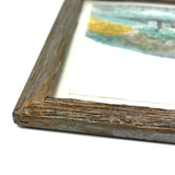 North Hollow from Colby Farm, Andover, NH, 1915, Charming Naive Watercolor Signed B. Pratt