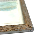 North Hollow from Colby Farm, Andover, NH, 1915, Charming Naive Watercolor Signed B. Pratt