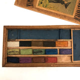 Antique "Boys Own Paint Box" Toy Watercolor Set
