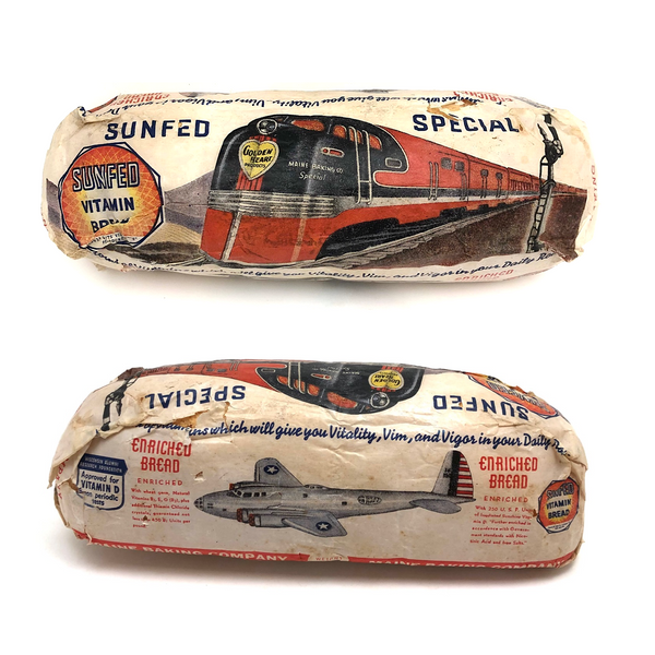 Sunfed Vitamin Bread, c. 1930s Advertising Display Loaf