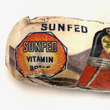 Sunfed Vitamin Bread, c. 1930s Advertising Display Loaf