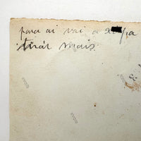 Four Wings and a Prayer! Wonderful Old Snapshot of Angel Girls, Presumed Portuguese