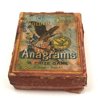 1890 McLoughlin Golden Eagle Anagrams (Earliest Known Set)