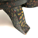 c. 1930s Pennsylvania Folk Art Turtle Stool in Great Original Paint