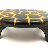 c. 1930s Pennsylvania Folk Art Turtle Stool in Great Original Paint