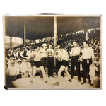 Standing Room Only, Atmospheric Early 20th C. Boxing Match Photograph
