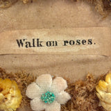 Walk on Roses, Best Mid 19th Century Glass Enclosed Forget Me Not