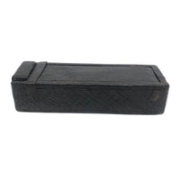 Early, Beautifully Detailed Carved Out Slide Lid Box