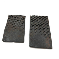 Excellent Pair of Old Rasped Iron Shim Wedges