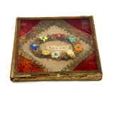 Walk on Roses, Best Mid 19th Century Glass Enclosed Forget Me Not