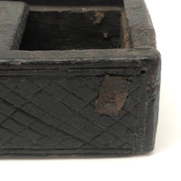 Early, Beautifully Detailed Carved Out Slide Lid Box