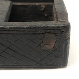 Early, Beautifully Detailed Carved Out Slide Lid Box