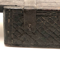 Early, Beautifully Detailed Carved Out Slide Lid Box