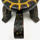 c. 1930s Pennsylvania Folk Art Turtle Stool in Great Original Paint
