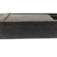 Early, Beautifully Detailed Carved Out Slide Lid Box