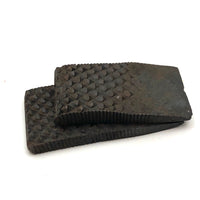 Excellent Pair of Old Rasped Iron Shim Wedges